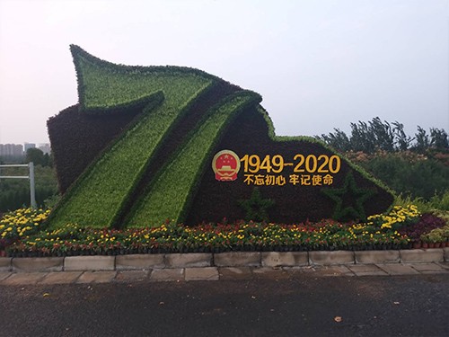 洛陽五色草造型